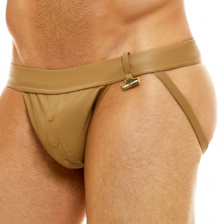 Modus Vivendi Leather Legacy Jockstrap - Ocre