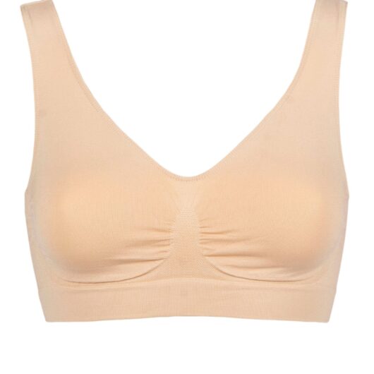Women's 1 Pack Ambra Bare Essentials Shaper Bra Underwear Rose Beige UK 8-10