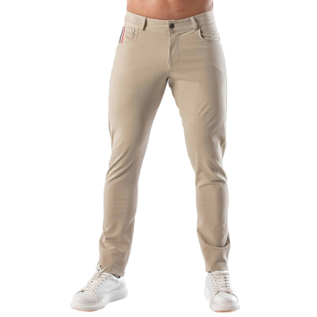 TOF Paris Patriot Chino Pants - Beige