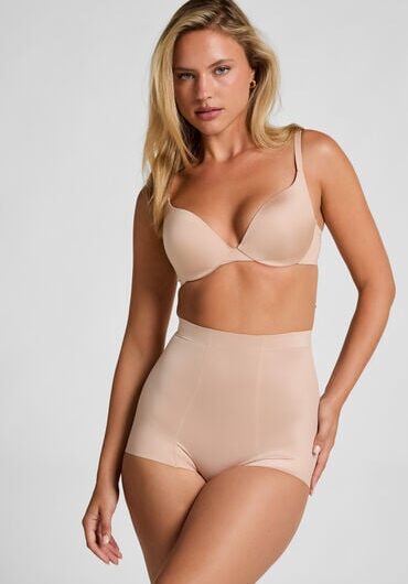 Hunkemöller Sculpting scuba high waisted brief Beige